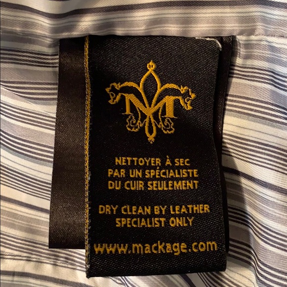 Mackage Motorcycle Style Leather Jacket - Picture 4 of 12